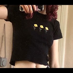 black poppy top